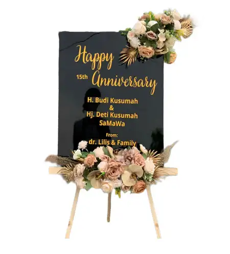 Papan Bunga Akrilik Kobo Besar