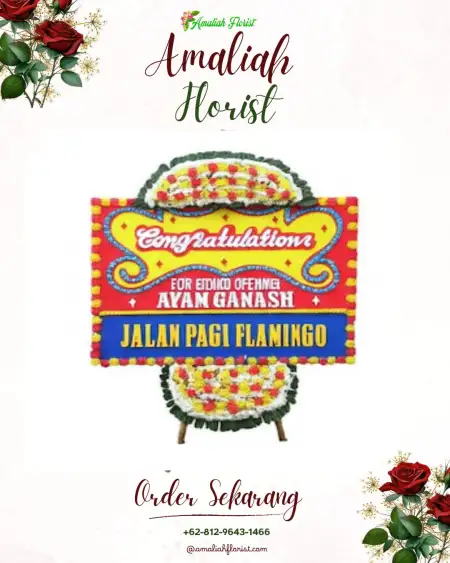 Sewa Papan Bunga Kobo Besar